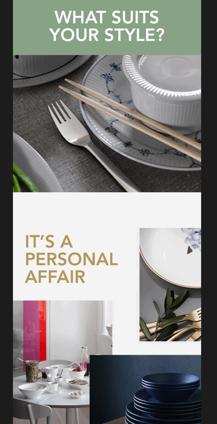 Royal Copenhagen email template